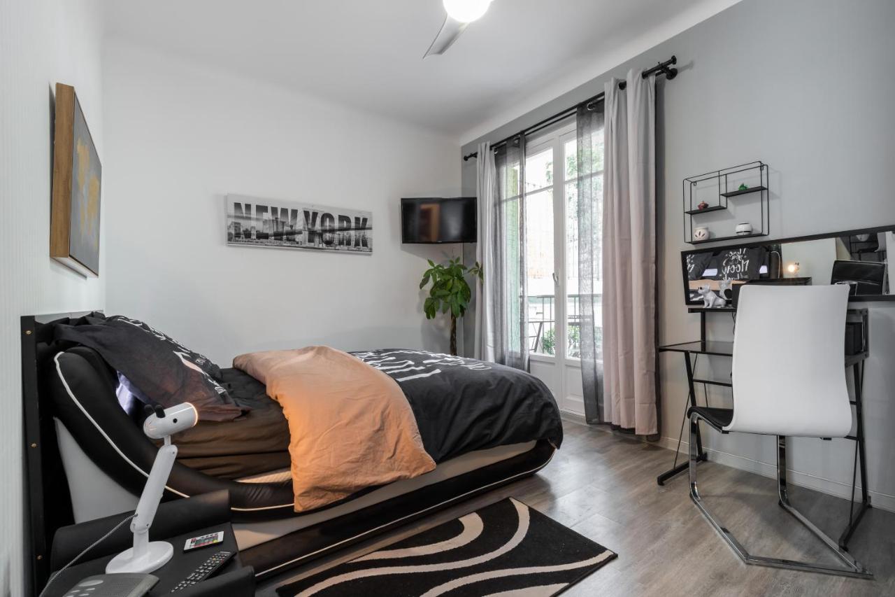 Ferienwohnung Beau 3 Pieces, 7 Pers, 2 Terrasses, Centre, Calme, Securite Nizza Exterior foto